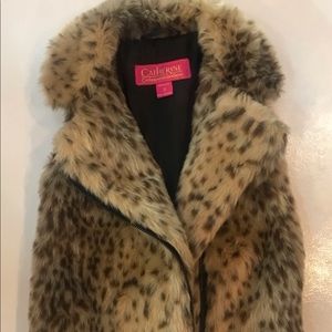 Catherine Malandrino Faux Fur Vest, 4